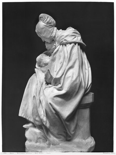 امرأة بولونية تغذي طفلها (الجص) (انظر أيضًا 217912) بواسطة ايم جول دالو